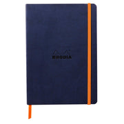 Rhodia - RHODIARAMA - Midnight Blue Dot Grid Softcover Notebook | A5 / 160 pages front