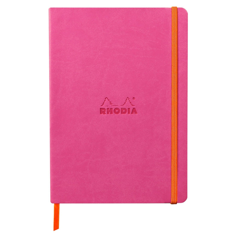 Rhodia - RHODIARAMA - Fuchsia Dot Grid Softcover Notebook | A5 / 160 pages front