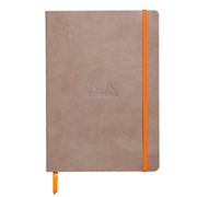Rhodia - RHODIARAMA - Taupe Dot Grid Softcover Notebook | A5 / 160 pages front