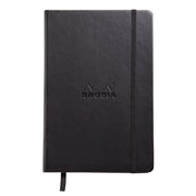 Rhodia - Webnotebook - Black Lined Hardcover | A5 / 192 pages front