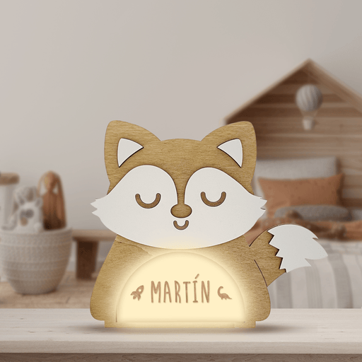 Vintiun - Animal Lamp Fox (powered by battery or USB C cable) + Lettering Kit