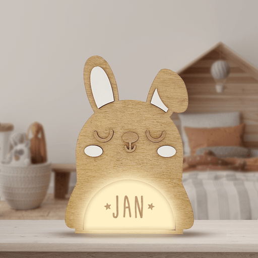 Vintiun - Animal Lamp Rabbit (powered by battery or USB C cable) + Lettering Kit