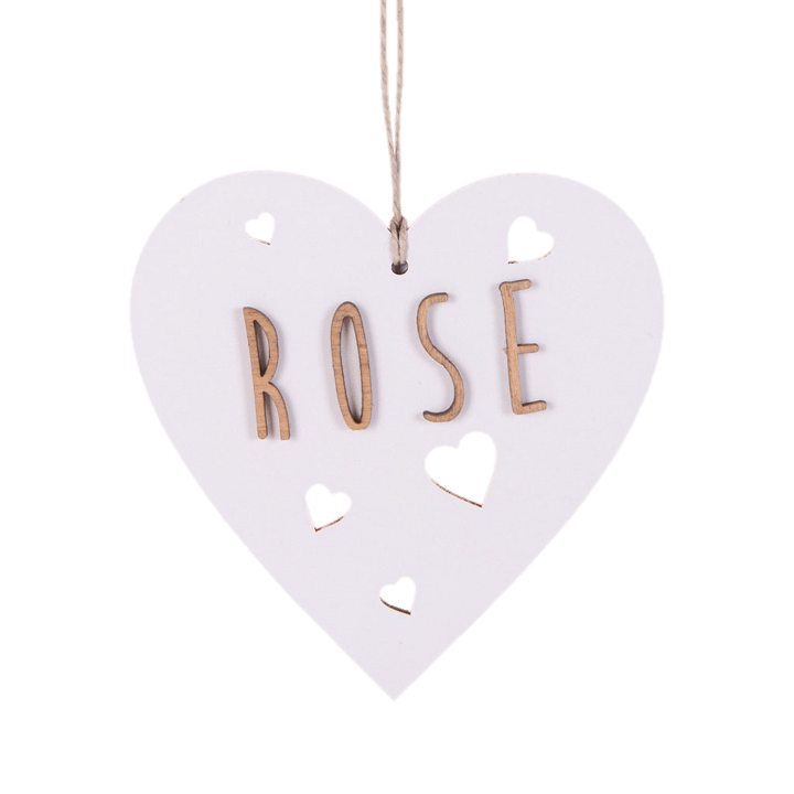 Vintiun - Custom Heart 9 cm in White Color + Lettering Kit