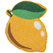 Danica - Citrus Burst Beaded Throw Pillow