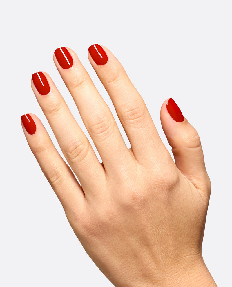 Vodka & Caviar dark red manicure