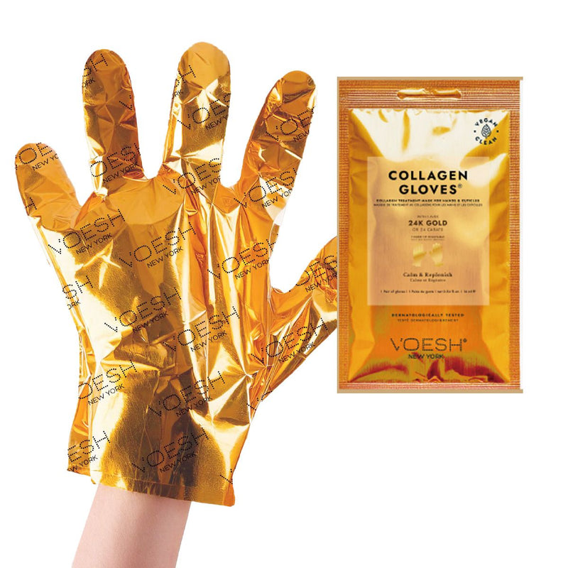 Voesh - Collagen Imperial Gold Gloves (Pair) Beauty & Personal Care