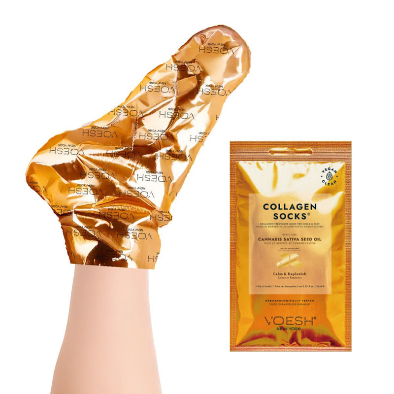 Voesh - Collagen Imperial Gold Socks (Pair) Beauty & Personal Care