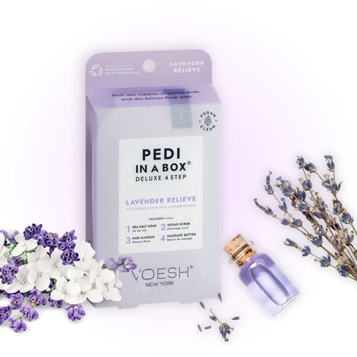 Voesh - Pedi In A Box (4 Step) Lavender Relieve (3 - Pack) Health & Beauty