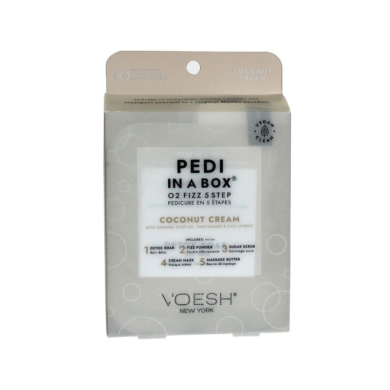 Voesh - Pedicure In A Box (5 Steps) Spa Treatment Kit for At - Home Pedicure Beauty & Personal Care Coconut