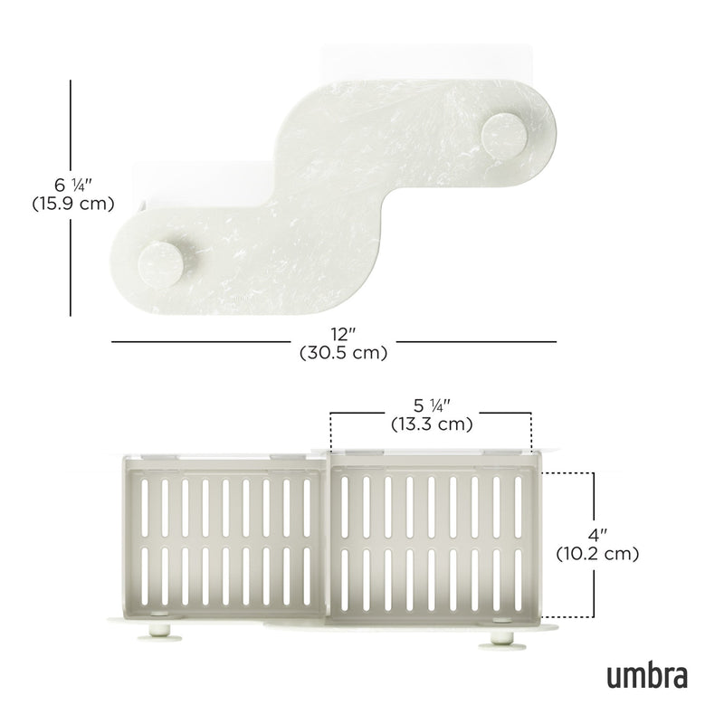 Nami Adhesive Shower Bins - image 14
