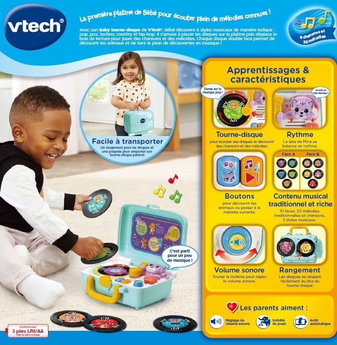 Vtech - Baby tourne - disque (French Version) Toys & Games