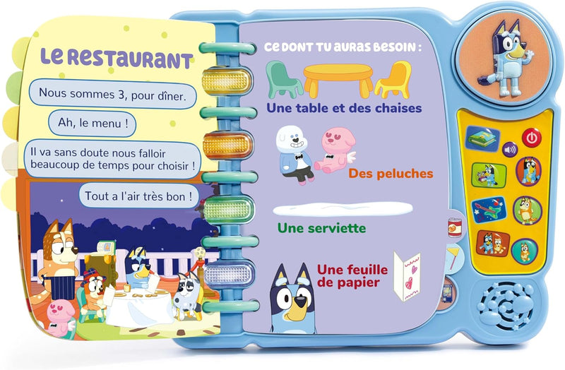 Vtech - Bluey - Le livre - jeu interactif (French Version) Toys & Games