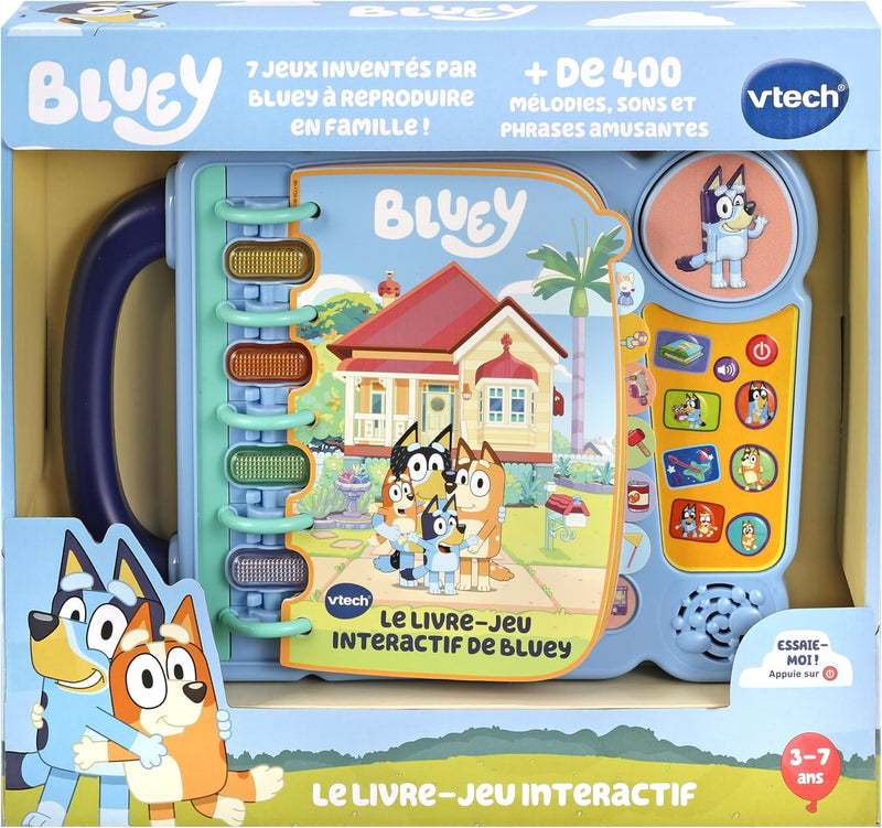Vtech - Bluey - Le livre - jeu interactif (French Version) Toys & Games