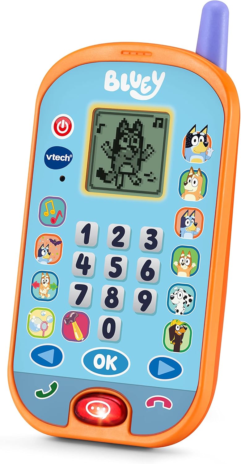 Vtech - Bluey - Le smartphone interactif de Bluey (French Version) Toys & Games