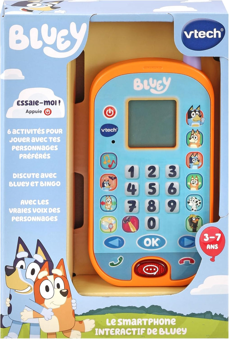 Vtech - Bluey - Le smartphone interactif de Bluey (French Version) Toys & Games