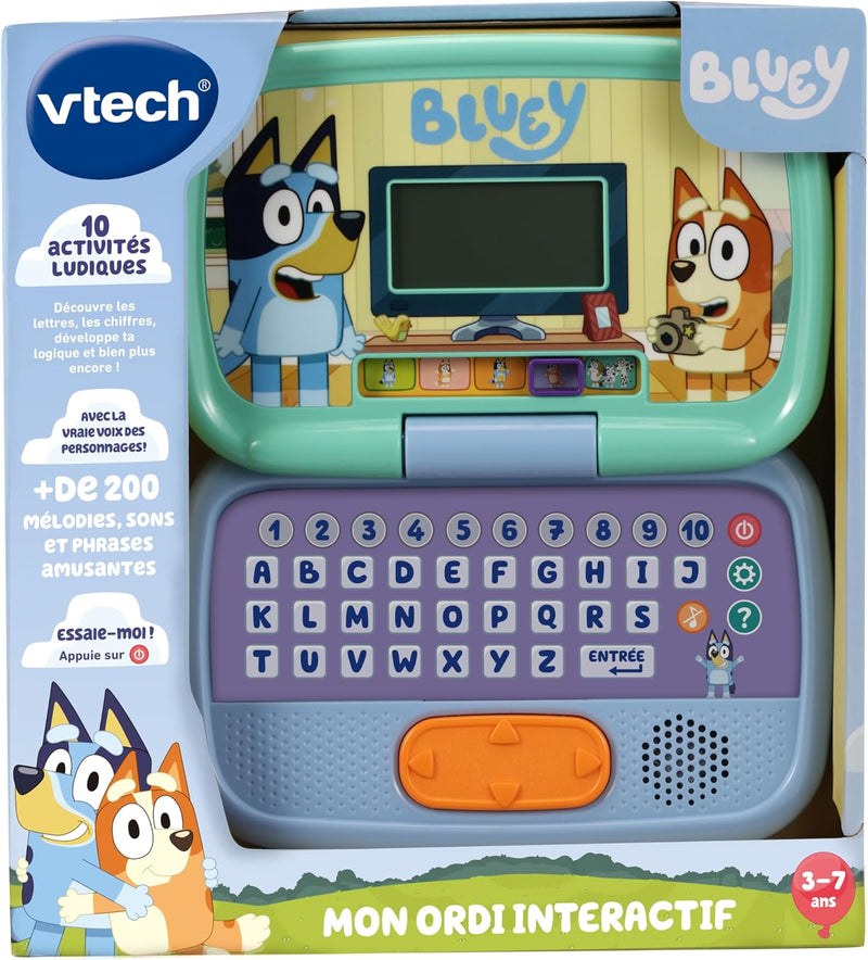 Vtech - Bluey Mon ordi interactif (French Version) Toys & Games