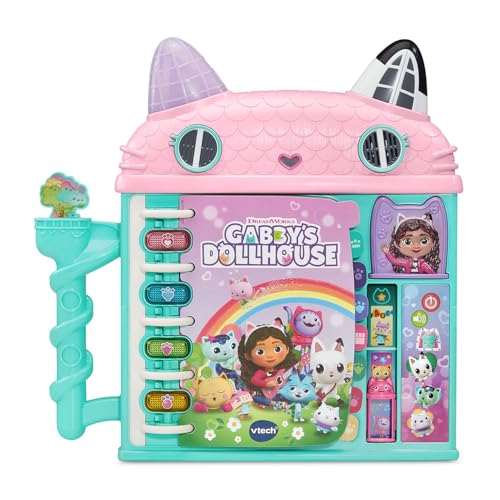 Vtech - Gabby's Dollhouse Cat - a - Vator Discovery Book (English Version) Toys & Games
