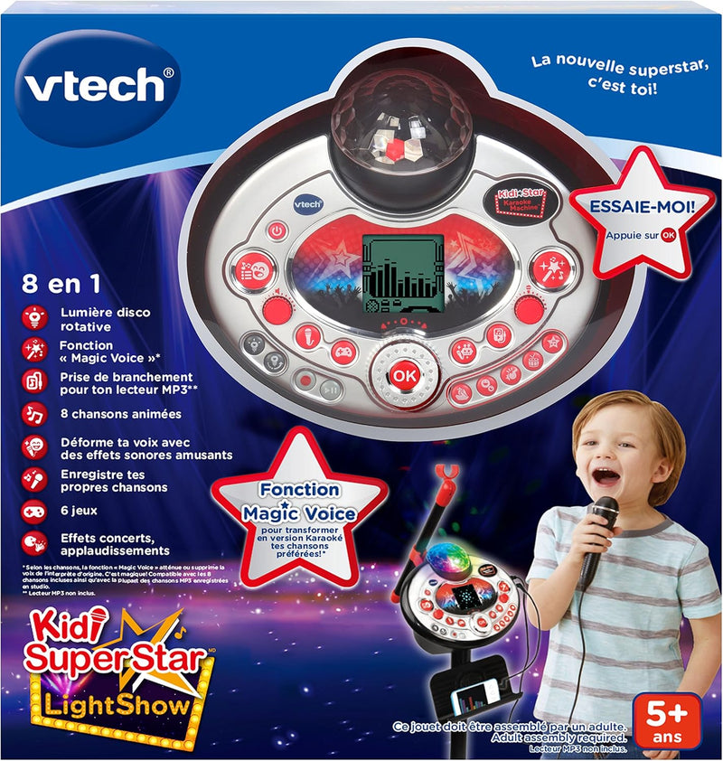 Vtech - Kidi SuperStar LightShow - Noir (French Version) Toys & Games