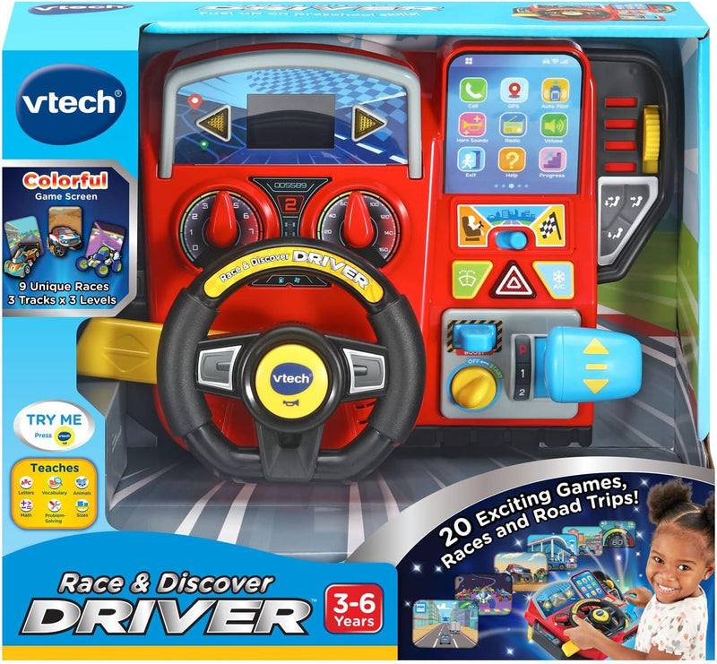 Vtech - Race & Discover Driver (English Version) Toys & Games