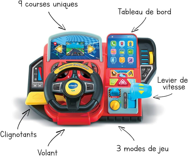 Vtech - Super console turbo pilote (French Version) Toys & Games