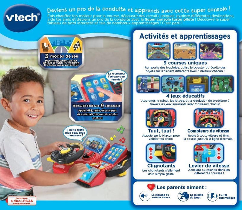 Vtech - Super console turbo pilote (French Version) Toys & Games