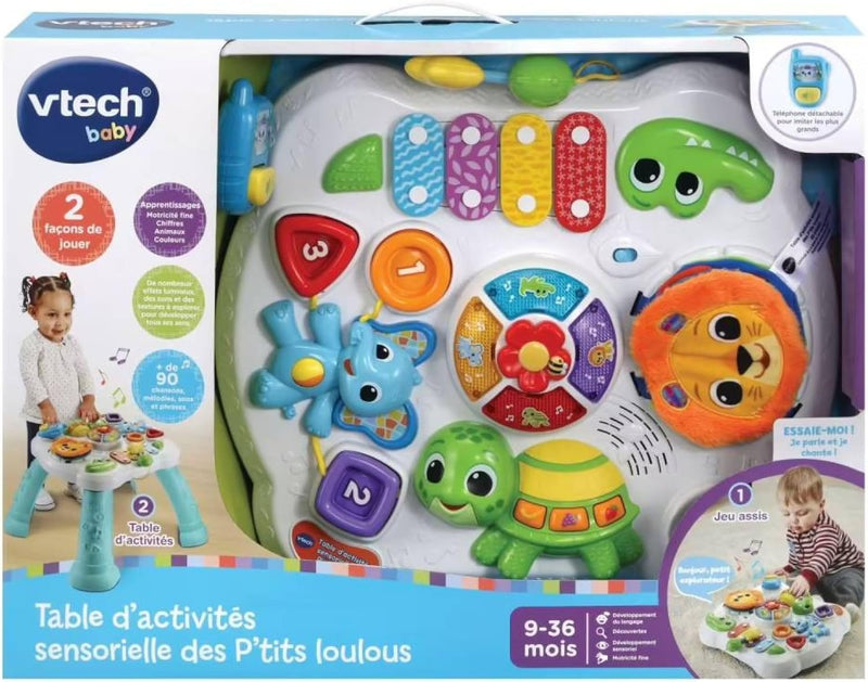 Vtech - Table d’activitiés sensorielle des P’tits loulous (French Version) Toys & Games