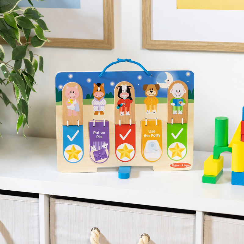 Melissa & Doug - My Daily Routines Chart - in use during play