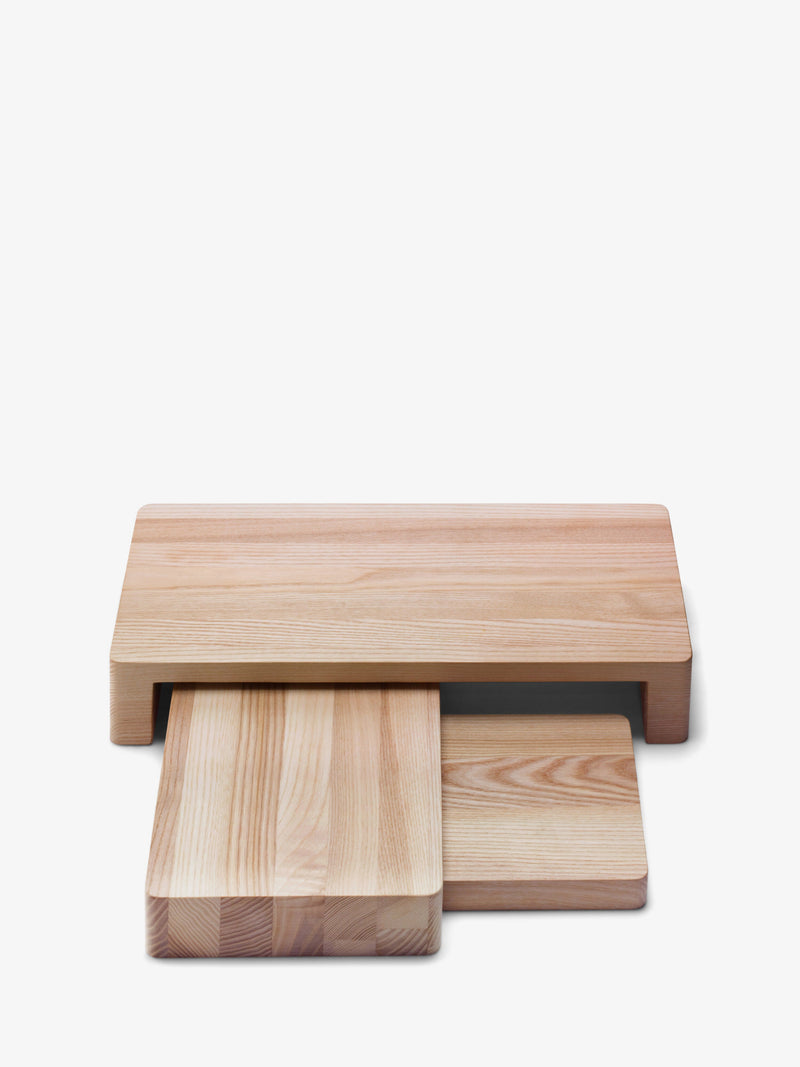 LSA - Collective - Ash Wood Platter Set | L38 cm / W19 cm / H6 cm