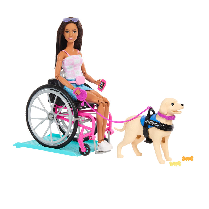 Barbie - Doll, Wheelchair & Service Dog - Product view