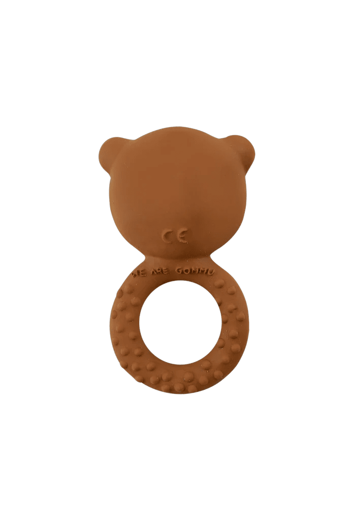 We are Gommu - Gommu Ring Bear Mother & Baby ALMOND