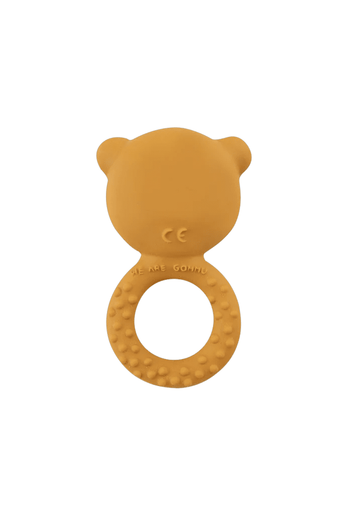 We are Gommu - Gommu Ring Bear Mother & Baby ALMOND