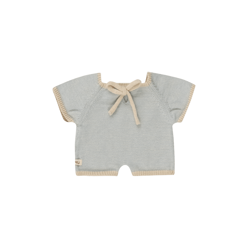 We are Gommu - Micro Stripes Long One - Piece Blue Sky/Sand