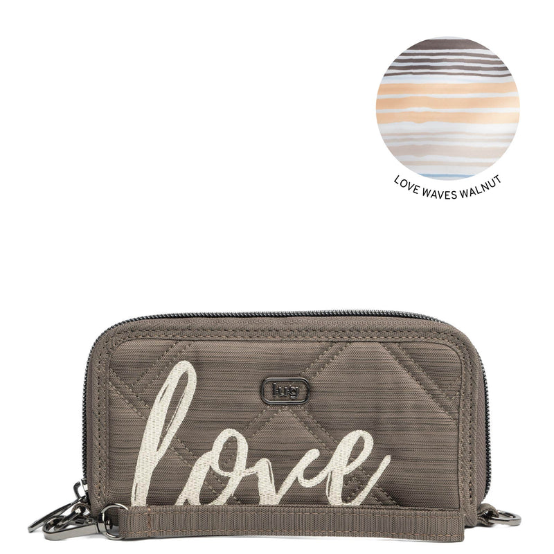LUG - Whirly Love RFID Wristlet Wallet
