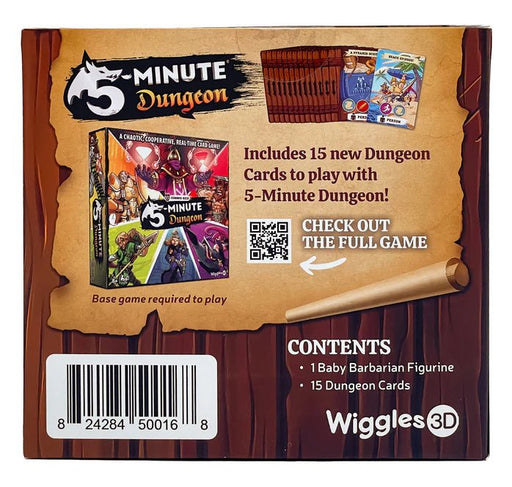 WIGGLES3D - 5 Minute Dungeon: Baby Barbarian Toys & Games