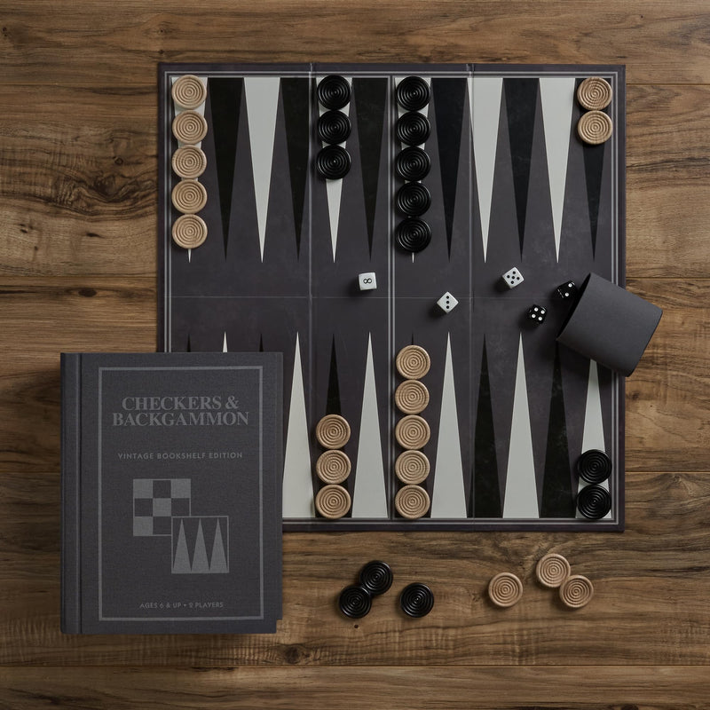 Winning Solutions - VINTAGE BOOKSHELF EDITION - CHCKRS & BCKGMN Toys & Games