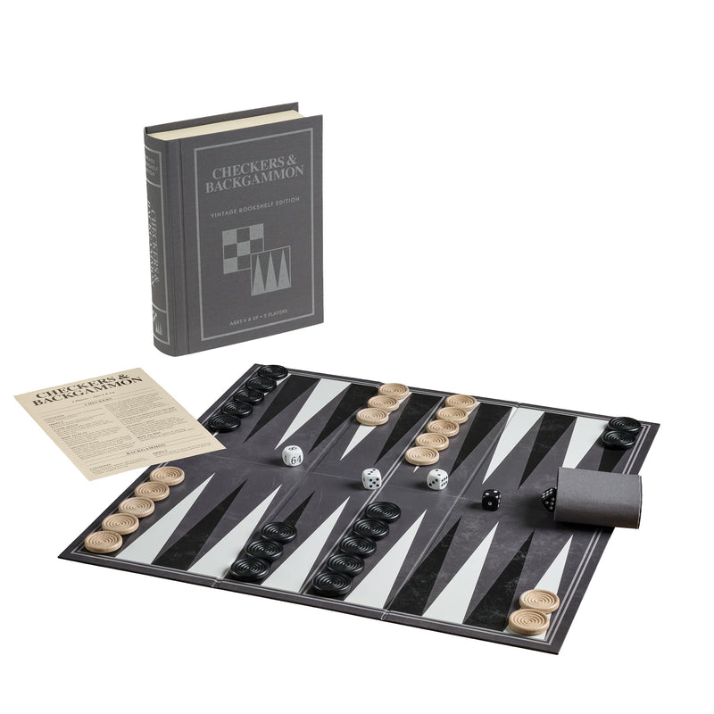 Winning Solutions - VINTAGE BOOKSHELF EDITION - CHCKRS & BCKGMN Toys & Games