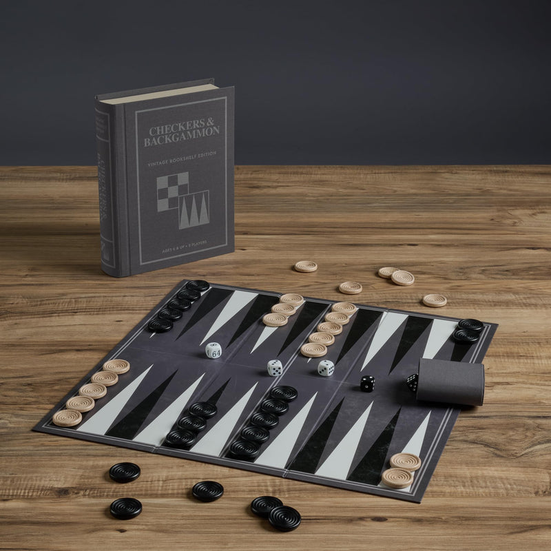 Winning Solutions - VINTAGE BOOKSHELF EDITION - CHCKRS & BCKGMN Toys & Games