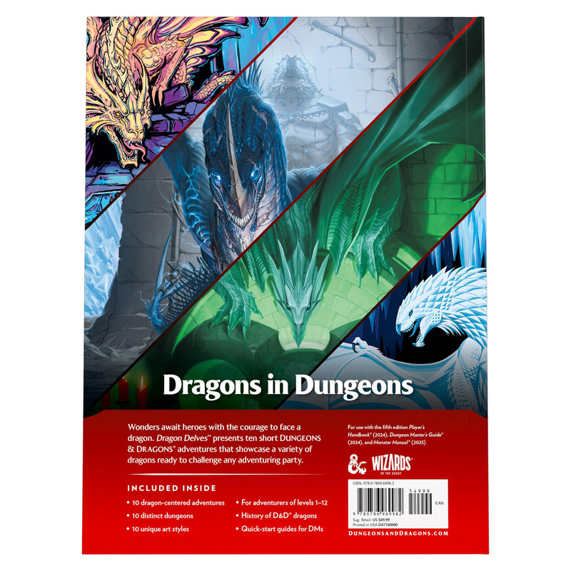 Wizards of The Coast - Dungeons & Dragons - Dragon Delves Toys & Games