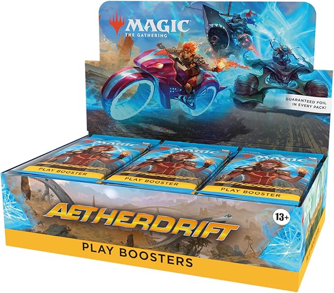 Wizards of The Coast - Magic The Gathering Aetherdrift Play Booster Pack Toys & Games Pack of 30