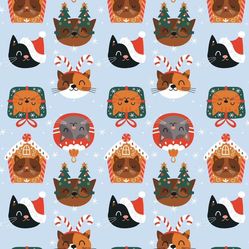 WRAPPING PAPER - REAM: XMAS WRAPPING - CATS Toys & Games