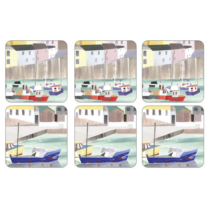 Pimpernel - Harbour Coasters 4x4" (Set of 6)