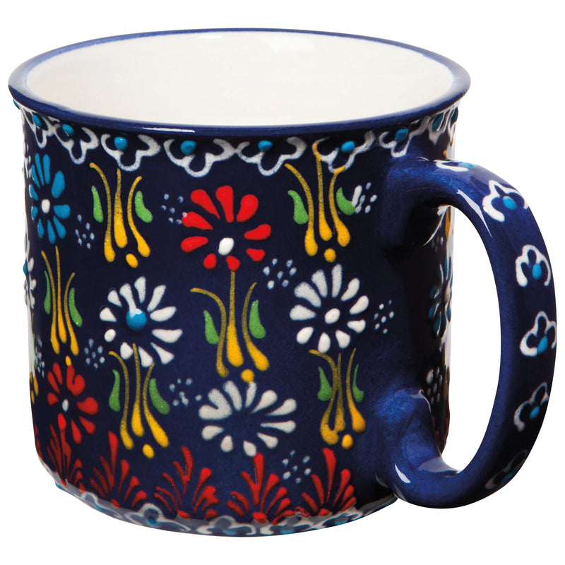 Heirloom - Mug 12oz Evani Multi Azure