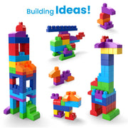 MEGA BLOKS Big Building Bag 80-Piece Set | Classic (DCH63) — building ideas