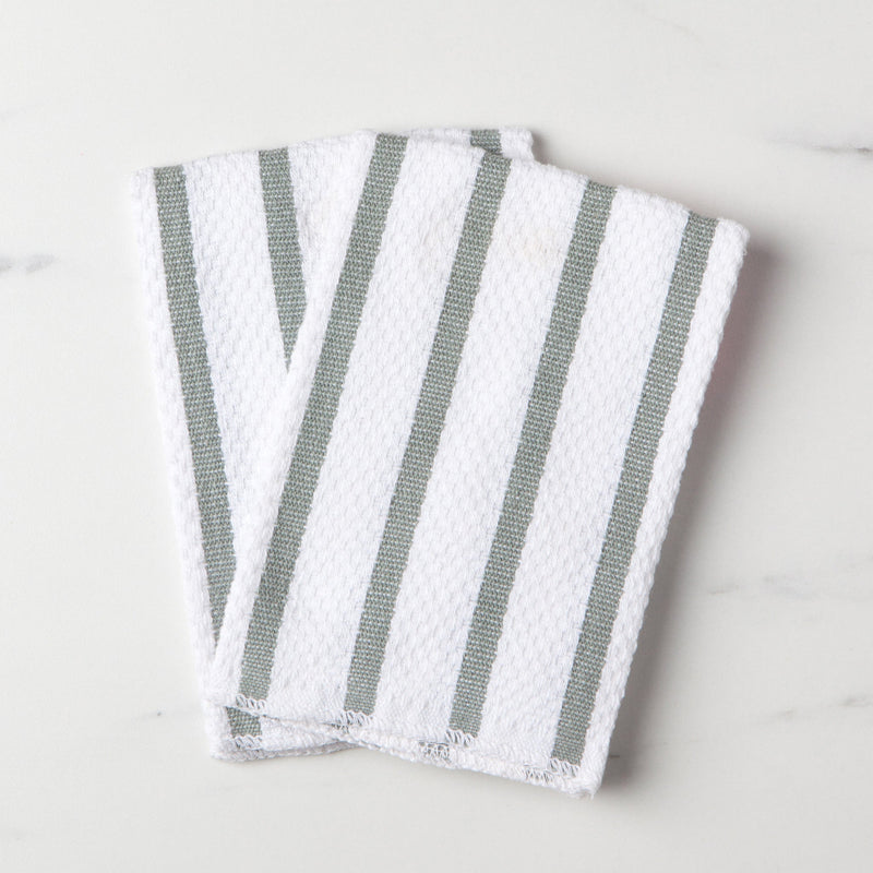 Now Designs - Basketweave Dishcloths (Set of 2) - London Gray