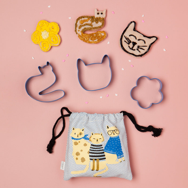 Heirloom - Feline Fine Cookie Cutters Set of 3
