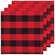 Danica - Recycled Cotton 2nd Spin Red Buffalo Check Napkins