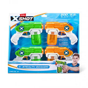 XShot - WATER WARFARE STEALTH SOAKER WATER BLASTER 4PK Toys & Games