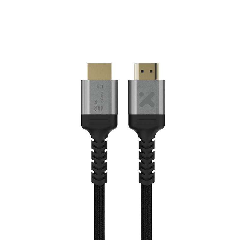 Xtech - HDMI 8K Ultra High Speed Cable Male to Male 48Gbps - 10ft HDMI 2.1 - Black Electronics