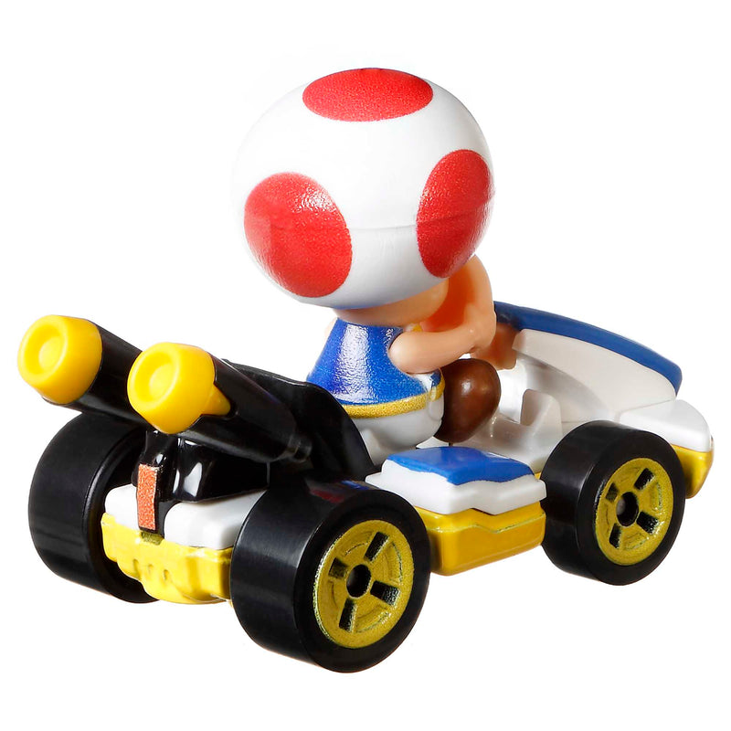 Hot Wheels - Mario Kart 1:64 Scale Die-Cast Vehicle - TOAD Mach 8 - Product detail or play view 2