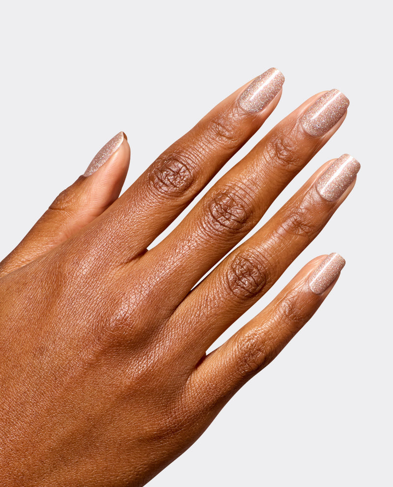 My Private Yacht taupe shimmer manicure